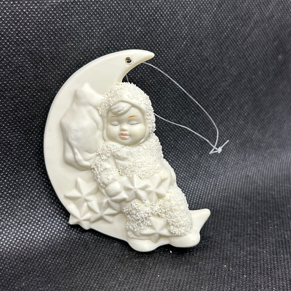 Department 56 Snowbabies Rock a bye baby ornament